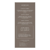 Moderner Taupe-QR-Code für professionelle Berater Werbekarte (Hinten)