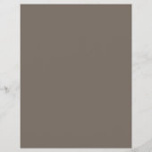 Moderner Taupe QR-Code Professional Berater Flyer (Hinten)