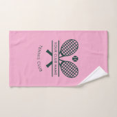 Moderner Tennis Club Rackets Icon Custom Player Handtuch (Handtuch)