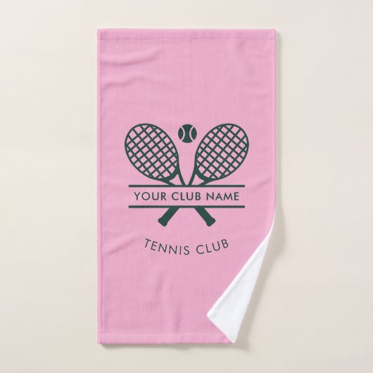 Moderner Tennis Club Rackets Icon Custom Player Handtuch (Handtuch)