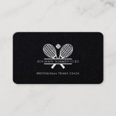 Moderner Tennis-Trainer Minimalist Visitenkarte (Vorderseite)