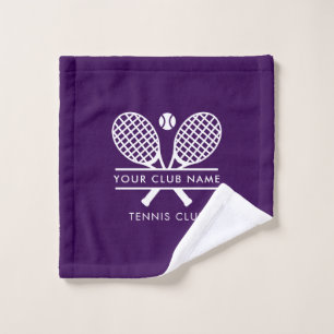 Moderner Tennisvereinsname Team Spieler Lila Benut Waschlappen