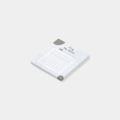 Moderner Terminkalender mit abstrakten Formen Post-it Klebezettel (angewinkelt)