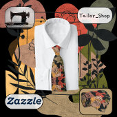 Moderner Terracotta Dark Style Krawatte