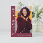 Moderner Text Abschluss Vielen Dank für Ihre Fotok Dankeskarte