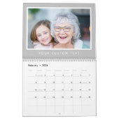 Moderner Text für benutzerdefiniertes Foto der 202 Kalender (Feb 2026)