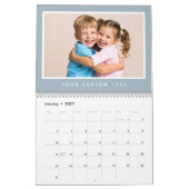 Moderner Text für benutzerdefiniertes Foto der 202 Kalender (Jan 2027)