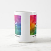Moderner Text für elegante Vorlagen für Firmenlogo Kaffeetasse (Mittel)