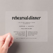 Moderner Text | Probe Acryleinladungen (Insitu (Handheld))