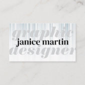 Moderner Text | Stilvoll Visitenkarte (Vorderseite)