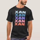 Moderner Text Xan T-Shirt (Vorderseite)