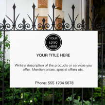 Moderner Text zur Werbung für Firmenlogo