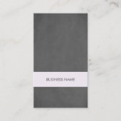 Moderner Texturgrau Lila Streifen-Berater Visitenkarte (Vorderseite)