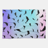 Moderner Tiefseegarnelenfisch Geschirrtuch (Horizontal)