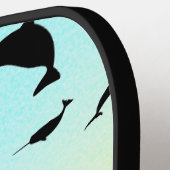 Moderner Tiefseegarnelenfisch Pickleball Schläger (Linke Seite)