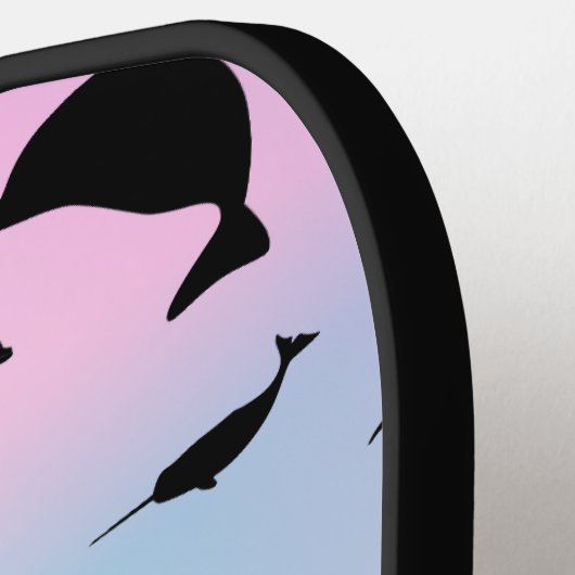 Moderner Tiefseegarnelenfisch Pickleball Schläger (Linke Seite)