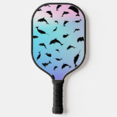 Moderner Tiefseegarnelenfisch Pickleball Schläger (Rückseite)