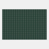 Moderner Tiefwald Grüne Sleek Minimalistischer Pun Geschenkpapier Set (Vorderseite 3)
