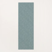 Moderner Tierdruck aquamarin personalisiert Yogamatte (Rückseite)