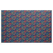 Moderner Tiki Tok Navy Blue Stoff (Fat Quarter (45,7 x 55,9 cm))