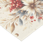 Moderner Tischläufer mit Feiertagsblumen (Ecke)