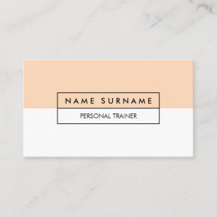 Moderner Trainer-saubere Visitenkarte