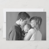 Moderner Traum Zwei-Foto-Baby-Junge Geburtsankündi Ankündigung (Rückseite)