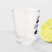 Moderner Trauzeuge Mustache Name Hochzeitsheizung Schnapsglas (Links)