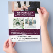 Moderner Trauzeugen Flyer (Hand)