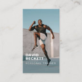 Moderner Trendiger Coach Personal Trainer Fitness  Visitenkarte (Vorderseite)