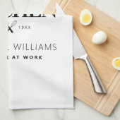 Moderner, trendiger König der Küchenkrone für Männ Geschirrtuch (Viertel Falte)