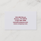 Moderner, trendiger Maniküre Nail Artist Nail Salo Visitenkarte (Rückseite)