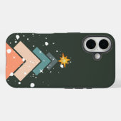 Moderner, trendiger Schneehochbaum Case-Mate iPhone Hülle (Rückseite (Horizontal))