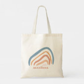 Moderner, trendiger whimsical Regenbogen für Mädch Tragetasche (Rückseite)