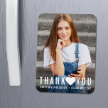 Moderner trendy Abschluss Vielen Dank Magnet<br><div class="desc">Moderner trendy Abschluss Vielen Dank Herzlichen Dank</div>