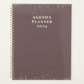 Moderner Trendy Agenda Planer 2024 (Vorderseite)