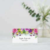 Moderner Trendy Beauty Salon Visitenkarte (Stehend Vorderseite)