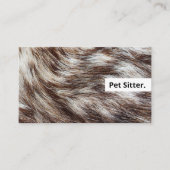 Moderner Trendy Eleganter Dog Trainer Haustier Gro Visitenkarte (Vorderseite)