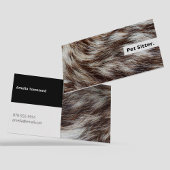 Moderner Trendy Eleganter Dog Trainer Haustier Gro Visitenkarte