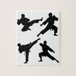 Moderner Trendy Karate / Taekwondo / Judo Puzzle