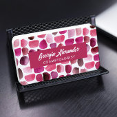 Moderner Trendy Watercolor Abstrakt Cosmetologe Visitenkarte