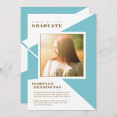 Moderner Triangle Graphic Abschluss Ankündigung (Vorne/Hinten)