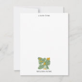 Moderner Tropischer Bananenpark Individuelle Name Mitteilungskarte (Vorderseite)