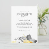 Moderner tropischer Junggeselinnen-Abschied Einladung (Stehend Vorderseite)