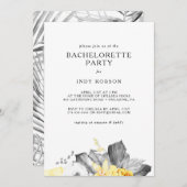 Moderner tropischer Junggeselinnen-Abschied Einladung (Vorne/Hinten)