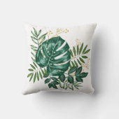 Moderner tropischer kissen (Rückseite)