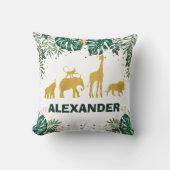 Moderner tropischer kissen (Vorderseite)