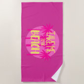 Moderner tropischer Sommer Strandtuch (Vorderseite)