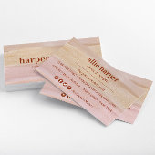 Moderner, trostloser Orange- und Rostwasser Visitenkarte