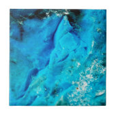 Moderner türkisfarbener Marmorstein Fliese (Vorderseite)